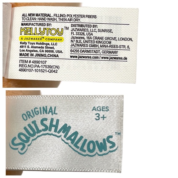 Squishmallows Official Kellytoy Orin Orange & Leticia Lemon BFF 4 EVER Plushies - Picture 8 of 11